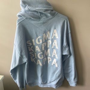 Blue Sigma Kappa sweatshirt